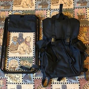 Alexander Wang & HM backpack with folding stool